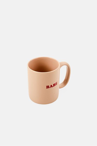 Muy Mucho Ceramic Coffee Mug 330 ml, Pale Pink