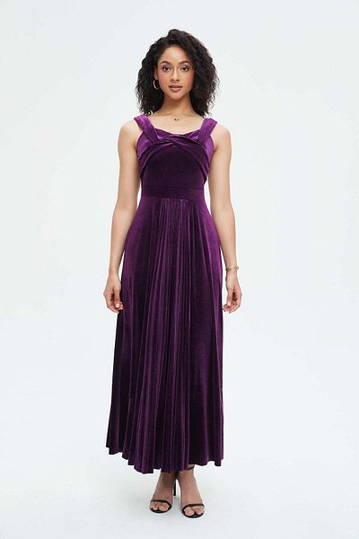 Nichii Women's Ruffled Strap Dress