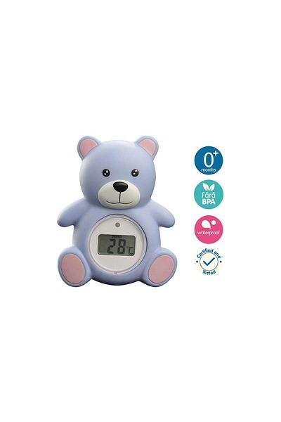 Easycare baby Termometru De Baie , Digital, 2 In 1, Ursulet