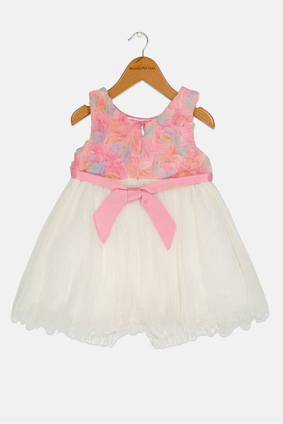 American Princess Toddlers Girl Floral Party Dress, Multicolor