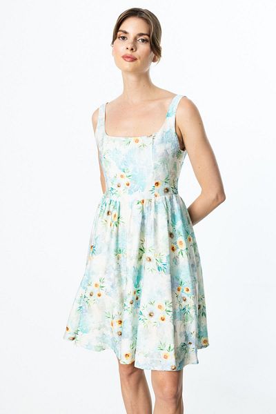 ON Square Neck Patterned Dress