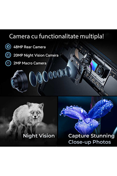 Production by A&A Tableta Rugged 5G, 24GB RAM, 256GB ROM, Baterie 32000mAh, Camera 48MP+ Night Vision 20MP