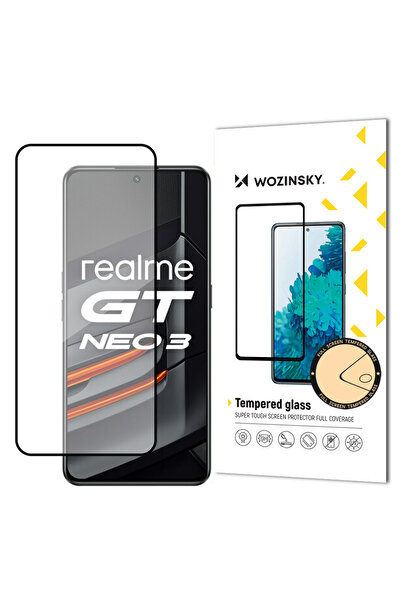 WOZINSKY Protector de ecran complet pentru Realme GT Neo 3, sticlă securizată...