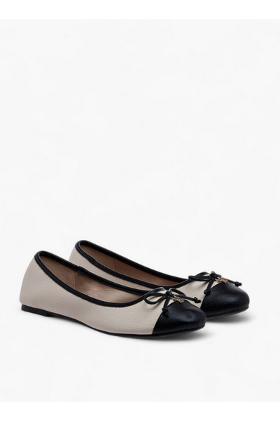 Flora Bella by Shoexpress Flora Bella Bow Accent Slip-On Ballerina Shoes