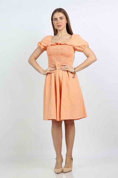Nichii Short Off-Shoulder Fabric Dress