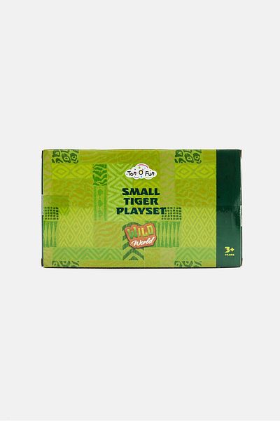 Ton O' Fun Wild World Small Tiger Playset
