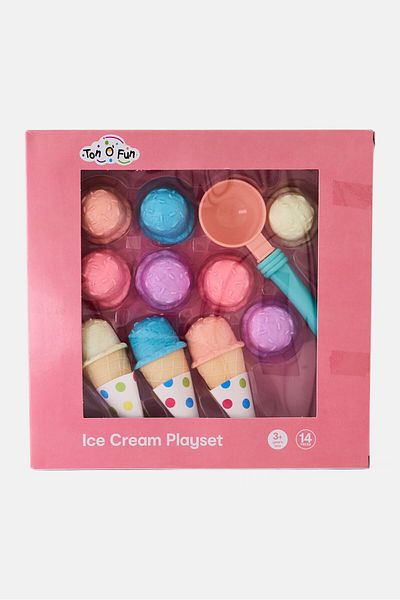 Ton O' Fun 14 Pieces Ice Cream Playset