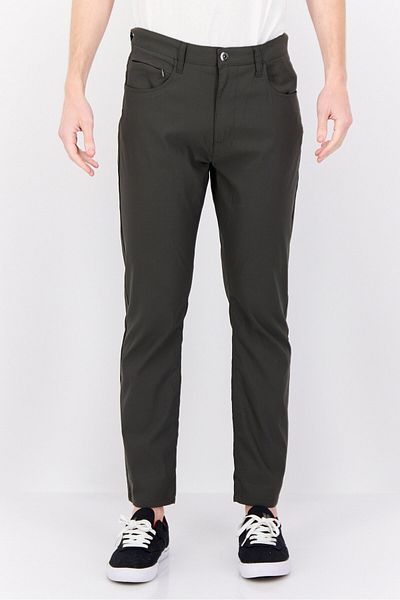Desert Dunes Men Regular Fit Solid Chino Pants, Dark Grey