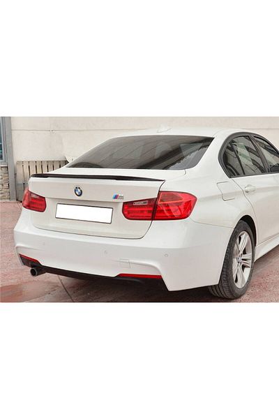 DELUXETUNING Trunk spoiler compatible with BMW 3 series F30 2012-2018 M-Performance Design, unpainted