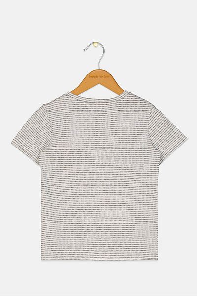 Scene & Heard Kids Boy Short Sleeve Stripe T-Shirt, Multicolor