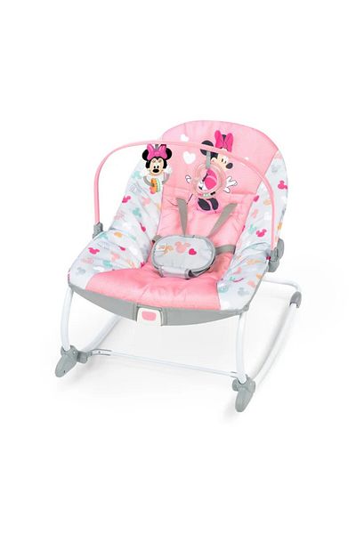 Bright Starts Minnie Mouse Forever Besties Infant to Toddler Rocker, 0 - 30 Months