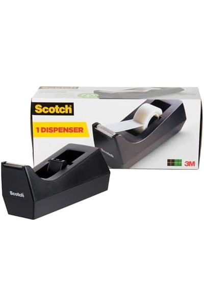 Scotch 70005291441 C-38 Desktop Tape Dispenser - Black