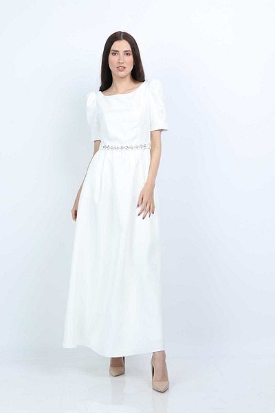 Nichii Maxi Short Sleeve A-Line Dress