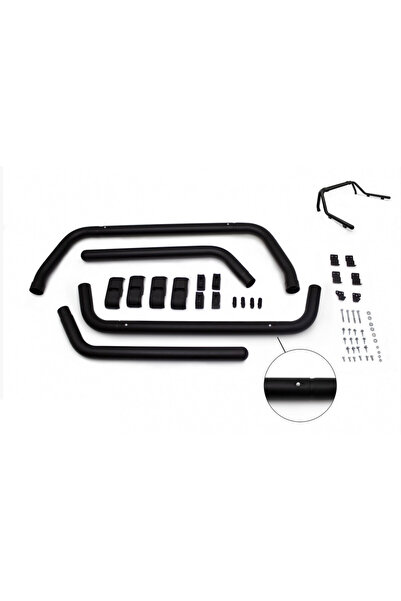 DELUXETUNING Rollbar compatibil Nissan Navara NP300 2016->, negru, diam. teava 60 mm