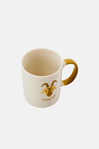 Muy Mucho Capricorn Zodiac Mug 330 ml, White