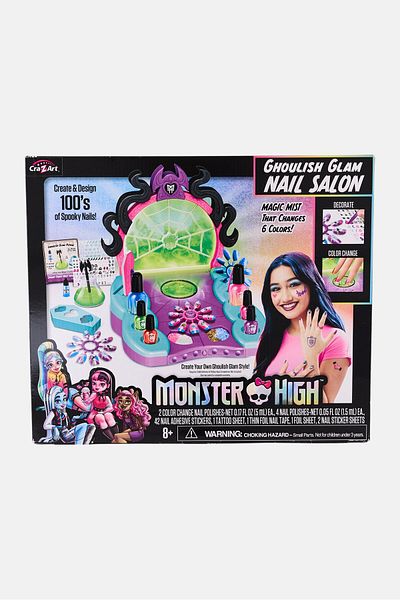 CrazArt Monster High Ghoulish Glam Nail Salon Kit