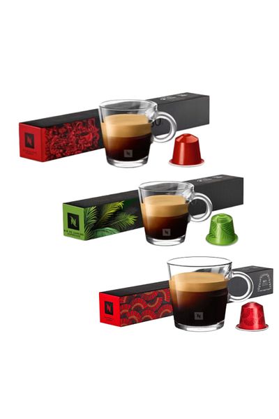 Nespresso Set of Gourmet Flavours 3- Shangai, Rio De Janeiro, Naples