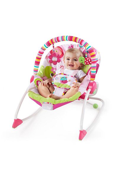 Bright Starts Raspberry Garden Rocker, 0 - 30 Months
