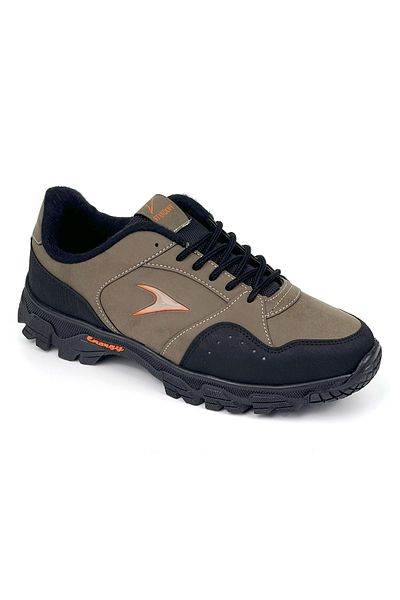KAJILA Men's Beige Water and Cold Resistant Winter Outdoor Shoes