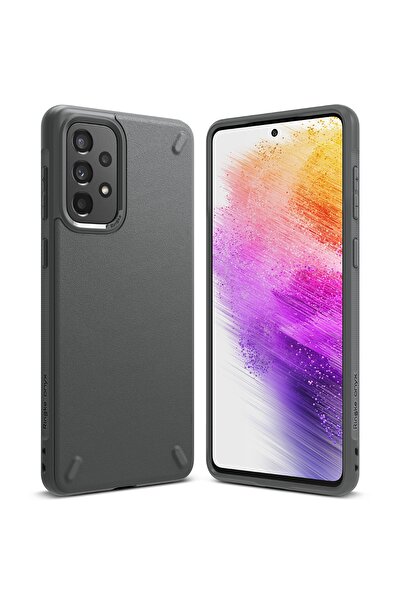 Ringke Carcasă durabilă și flexibilă pentru Galaxy A73 gri Onyx