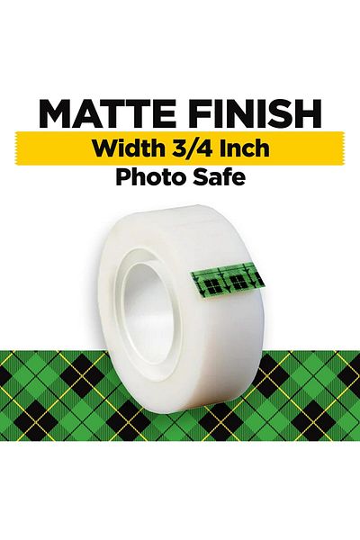 Scotch Magic Tape, 6 rolls, numerous applications, invisible, engineered for repairing
