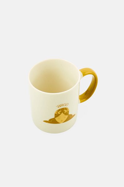 Muy Mucho Virgo Zodiac Mug 330 ml, White