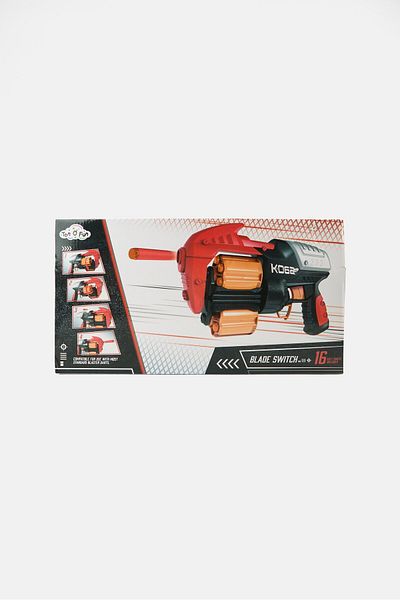 Ton O' Fun K062 Blade Switch Blaster With 16 Darts