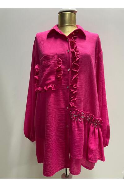 modaşeyma fırfır detaylı gömlek