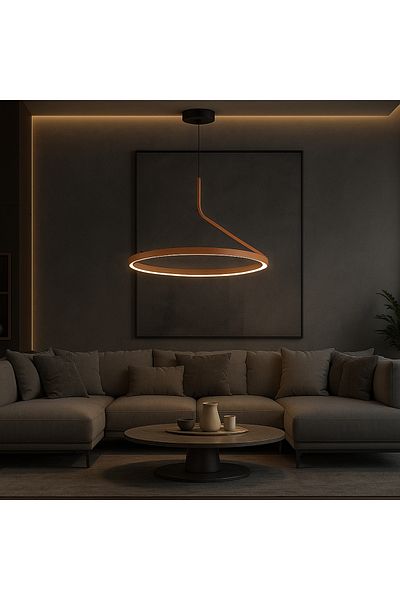 CARPİ Terra Red Modern Pendant Chandelier 38W - 3000K - Diffusion Angle: 110° - 220–240 - CRI 90+