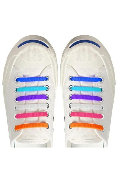 Aptel Șireturi din silicon, 16 buc., negre