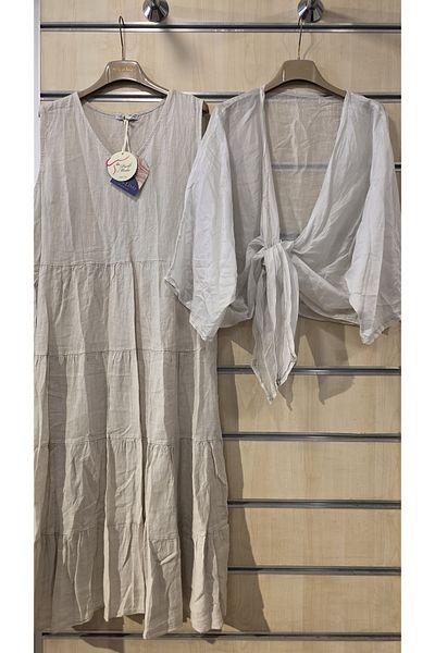 Park Moda Italian Covered Linen Dress