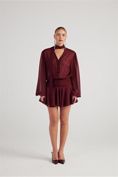 Markano Vanesa Dress Burgundy