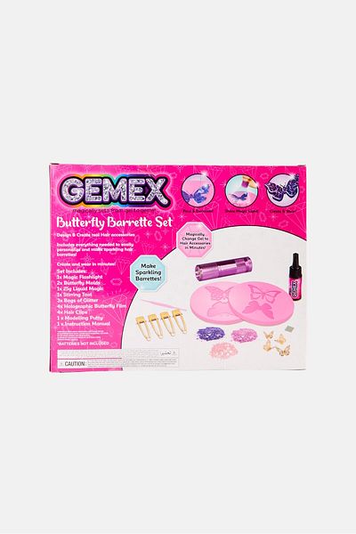 Gemex Butterfly Barrette Set