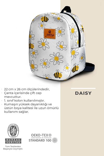 bebekyol Daisy Printed Baby Bag