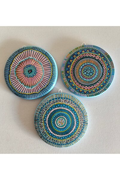 ZeyMin Art Nazarlık temalı 3 lü duvar süsü