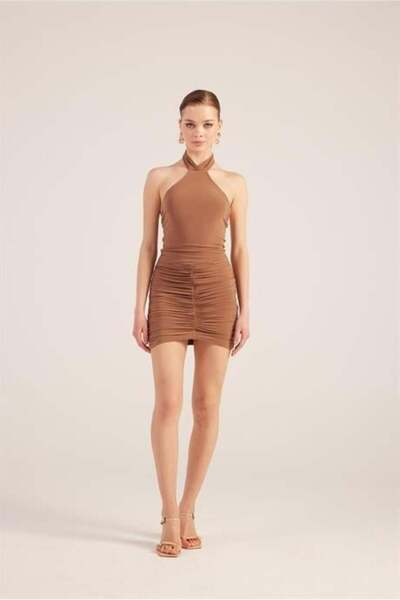 Markano Perla Dress Brown