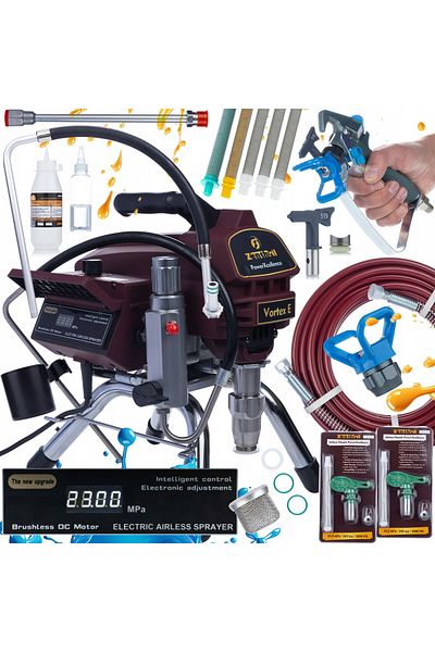 Rosfix Agregat malarski Zenthril Vortex E 3000W plus zestaw startowy