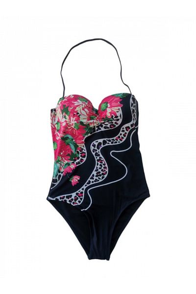 Ocean Costum de baie dintr-o singură piesă, albastru, cu cupe și bretele reglabile