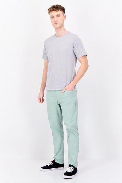Desert Dunes Men Regular Fit Solid Chino Pants, Sage Green