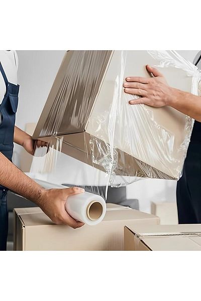 Hexar Clear Stretch Film Multi Use Strong Pallet Wrap Cling Film Tear Resistant Water & Moisture Pro