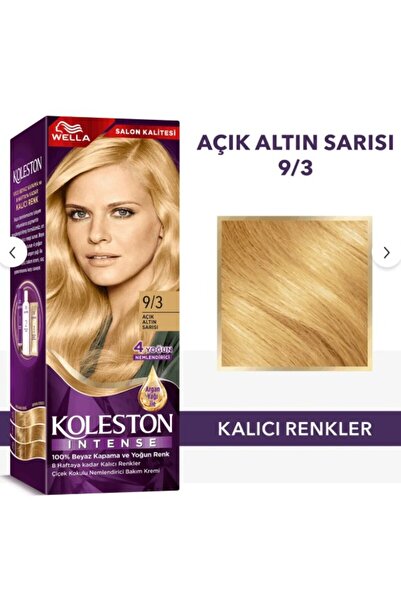 Wella Koleston İntense 9/3 Altın Sarısı Saç Boyası