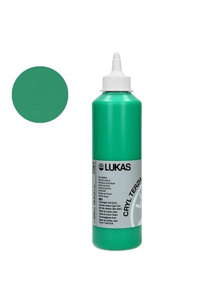 Lukas ACRYLIC TERZIA 500ML CHROME GREEN LIGHT HUE