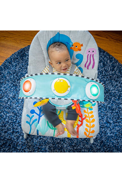 Baby Einstein Kick to It Opus Musical Infant to Toddler Rocker, 0 - 30 Months