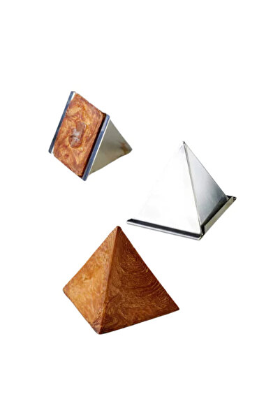 Pavoni Триъгълна форма за печене от неръждаема стомана за тесто и кифличка Ню...