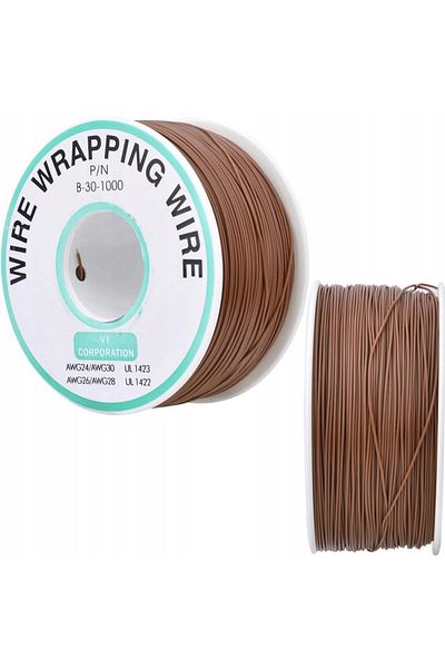 Rosfix Przewód typu kynar AWG 0.25mm brązowy 200m