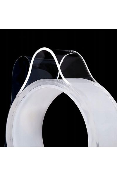Rosfix Bandă dublu adezivă nano 1 mm reutilizabilă 5 m / 50 mm lățime