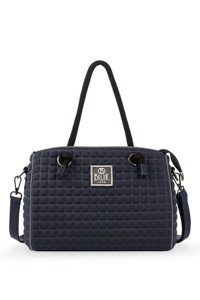 Bilik Deri Scuba Dark Gray Women's Handbag Speedy-M