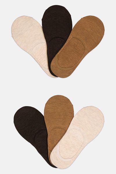Ben Sherman Men 6 Pairs Brand Logo No Show Liner Socks, Multicolor