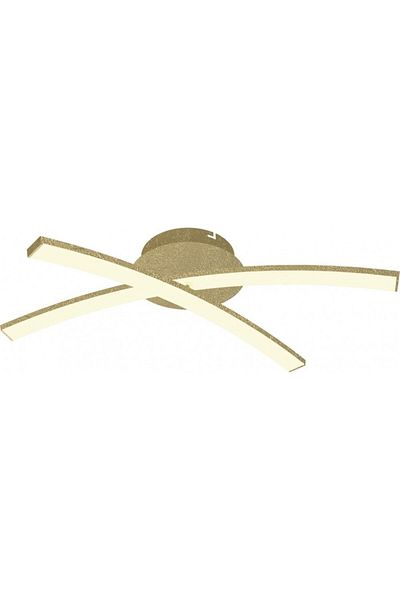 Klausen LED ceiling light Cyber KL6431 Cyber KL6431, 25W, 60lm, warm light, IP20, gold,