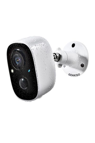 GEAKISO Surveillance camera, 1080p, Indoor/Outdoor, Motion detection, Night vision, Built-in microphone